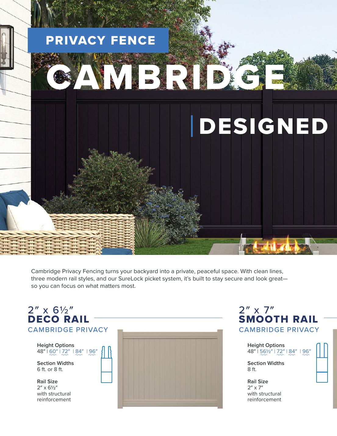Superior Vinyl Privacy Fencing example