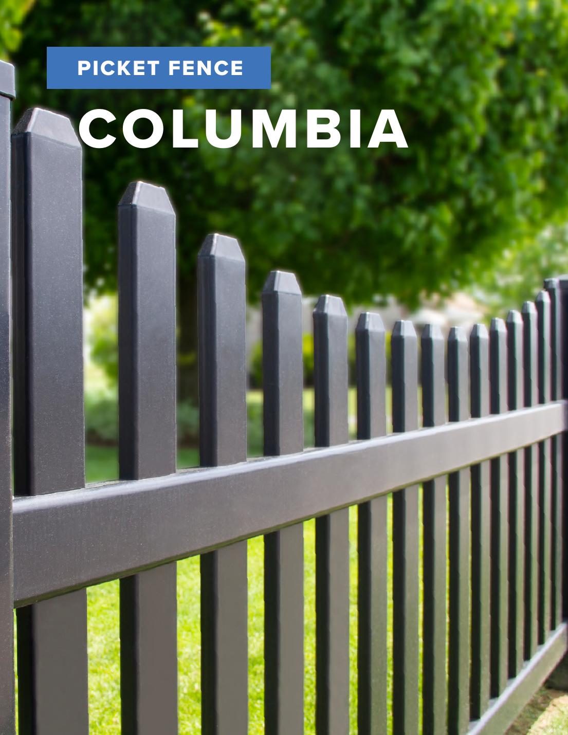 Superior Vinyl Picket Fencing example