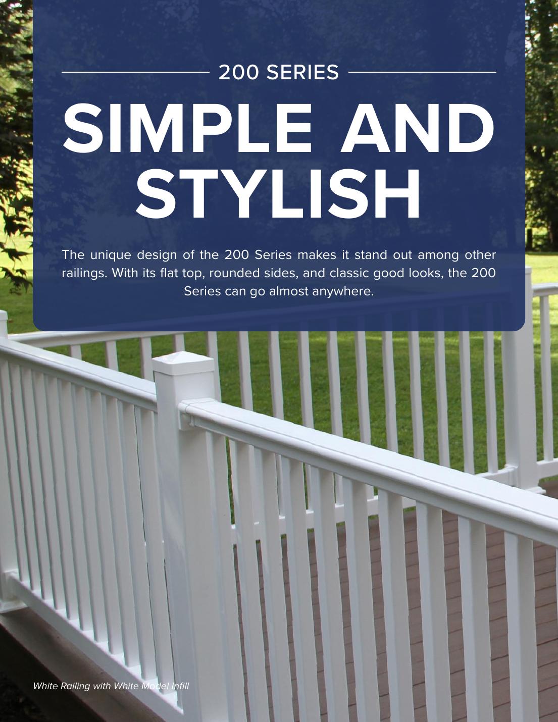 Superior 200 Series Vinyl Railing example