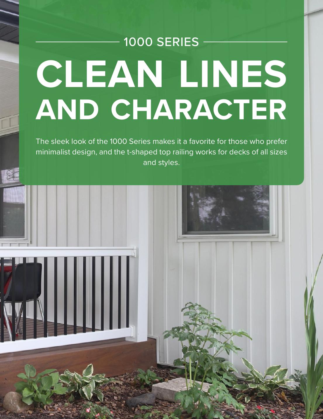Superior 1000 Series Vinyl Railing example
