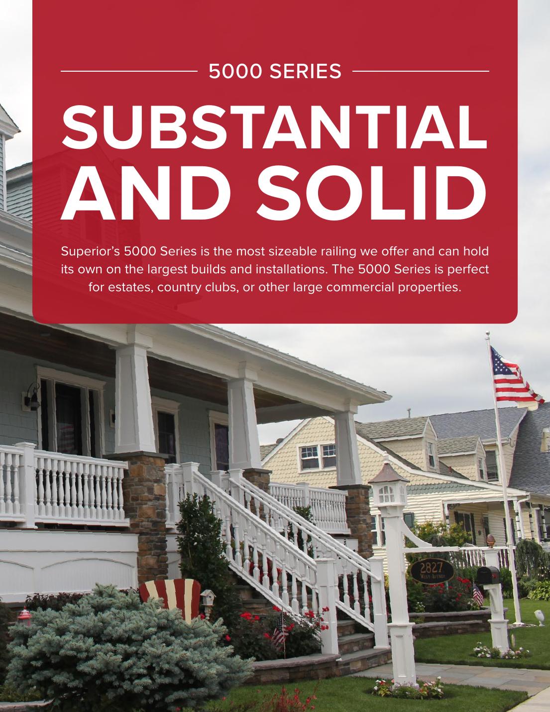 Superior 5000 Series Vinyl Railing example